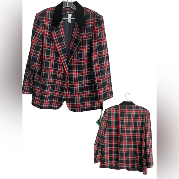 Sag Harbor Jackets & Blazers - NWT Sag Harbor Plaid Blazer